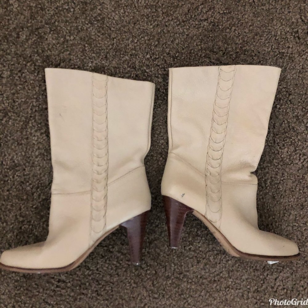 Vintage Tan leather boots